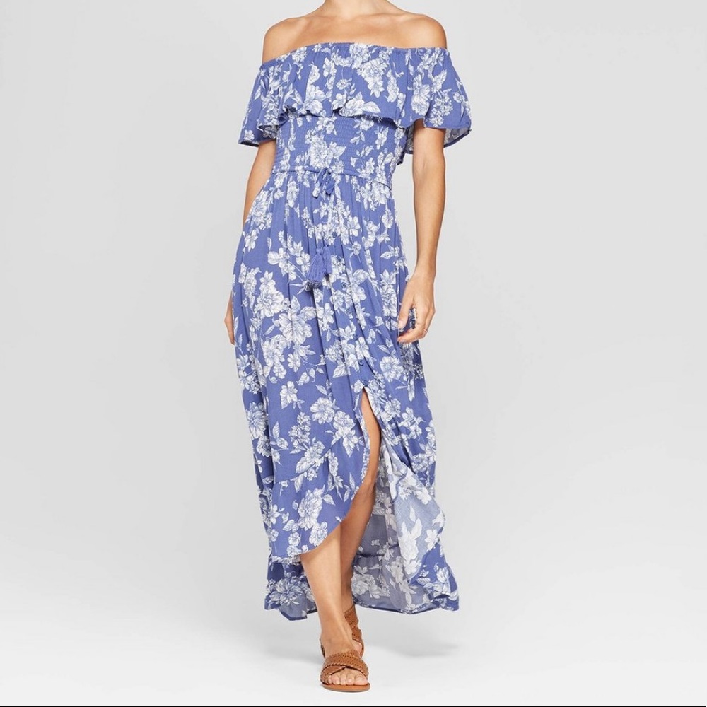 MAXI DRESS - off the shoulder